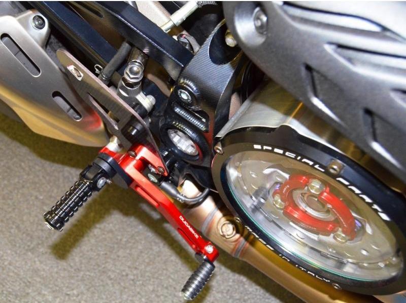PRM1201 - DUCABIKE Ducati Monster 821/1200 Adjustable Pilot Rearset – Accessories in the Motoraider Motorcycle Aftermarket Accessories and Parts Online Shop