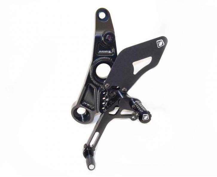 PRM12E01 - DUCABIKE Ducati Monster 821/1200 Adjustable Pilot Rearset – Accessories in the Motoraider Motorcycle Aftermarket Accessories and Parts Online Shop