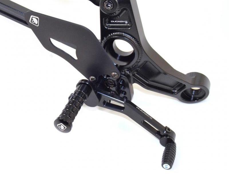 PRM12E01 - DUCABIKE Ducati Monster 821/1200 Adjustable Pilot Rearset – Accessories in the Motoraider Motorcycle Aftermarket Accessories and Parts Online Shop
