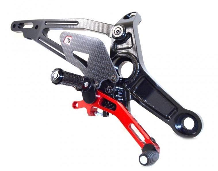 PRM1201 - DUCABIKE Ducati Monster 821/1200 Adjustable Pilot Rearset – Accessories in the Motoraider Motorcycle Aftermarket Accessories and Parts Online Shop