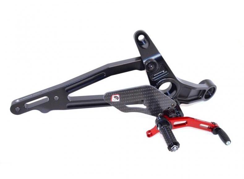 PRM1201 - DUCABIKE Ducati Monster 821/1200 Adjustable Pilot Rearset – Accessories in the Motoraider Motorcycle Aftermarket Accessories and Parts Online Shop