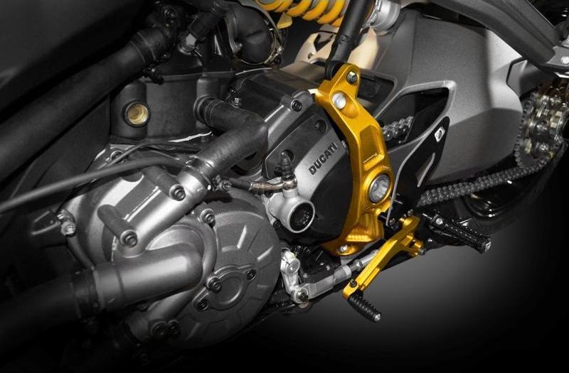 PRM1202 - DUCABIKE Ducati Monster / SuperSport Adjustable Pilot Rearset – Accessories in the Motoraider Motorcycle Aftermarket Accessories and Parts Online Shop