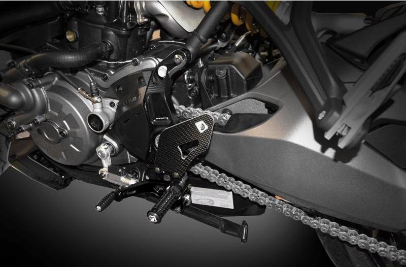 PRM12R01 - DUCABIKE Ducati Monster 1200R Adjustable Pilot Rearset – Accessories in the Motoraider Motorcycle Aftermarket Accessories and Parts Online Shop
