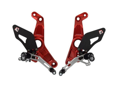 PRM12R01 - DUCABIKE Ducati Monster 1200R Adjustable Pilot Rearset – Accessories in the Motoraider Motorcycle Aftermarket Accessories and Parts Online Shop