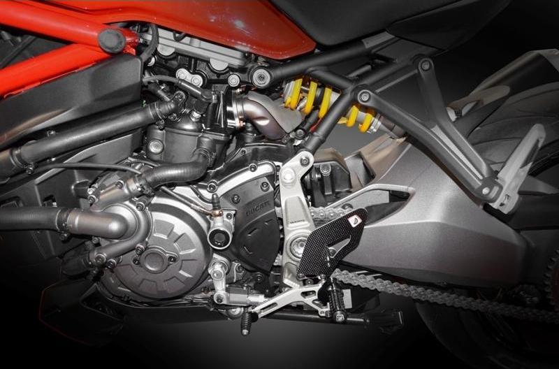 PRM12R01 - DUCABIKE Ducati Monster 1200R Adjustable Pilot Rearset – Accessories in the Motoraider Motorcycle Aftermarket Accessories and Parts Online Shop