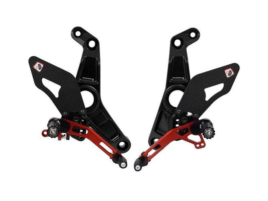 PRM12R01 - DUCABIKE Ducati Monster 1200R Adjustable Pilot Rearset – Accessories in the Motoraider Motorcycle Aftermarket Accessories and Parts Online Shop