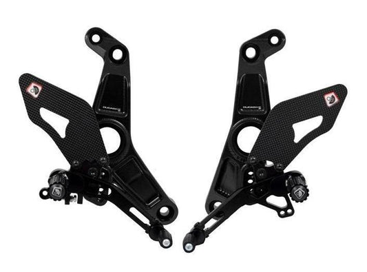 PRM12R01 - DUCABIKE Ducati Monster 1200R Adjustable Pilot Rearset – Accessories in the Motoraider Motorcycle Aftermarket Accessories and Parts Online Shop
