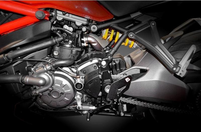 PRM12R01 - DUCABIKE Ducati Monster 1200R Adjustable Pilot Rearset – Accessories in the Motoraider Motorcycle Aftermarket Accessories and Parts Online Shop