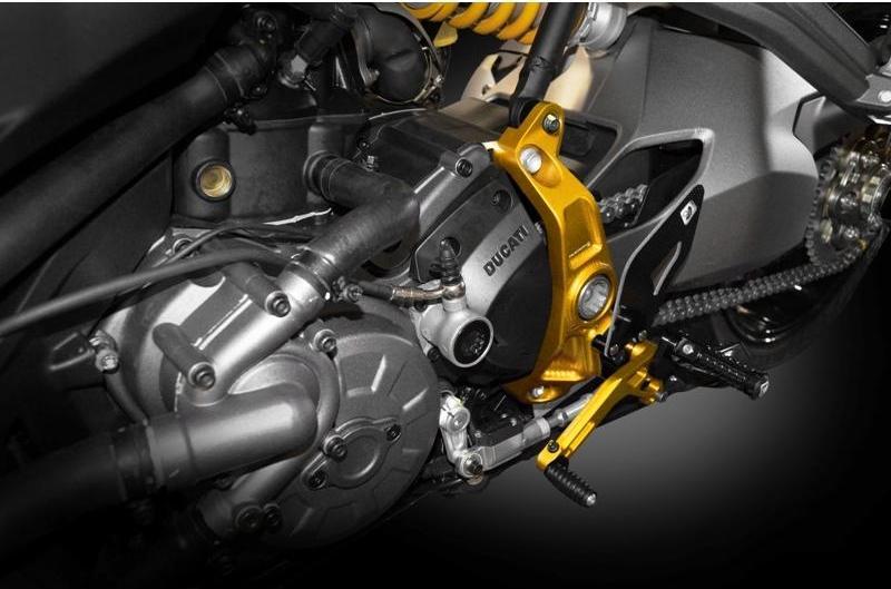 PRM12R01 - DUCABIKE Ducati Monster 1200R Adjustable Pilot Rearset – Accessories in the Motoraider Motorcycle Aftermarket Accessories and Parts Online Shop