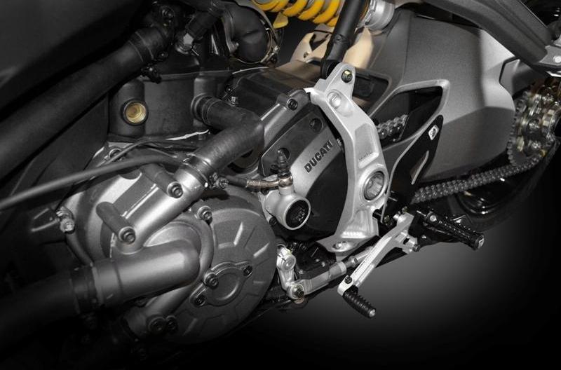 PRM12R01 - DUCABIKE Ducati Monster 1200R Adjustable Pilot Rearset – Accessories in the Motoraider Motorcycle Aftermarket Accessories and Parts Online Shop