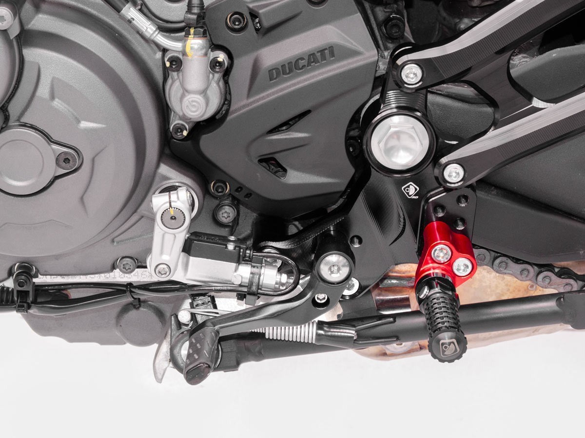 PRM93701D - DBK Ducati Monster 937 / 937 SP / 30° Anniversario (2021+) Adjustable Rearsets – Accessories in the Motoraider Motorcycle Aftermarket Accessories and Parts Online Shop