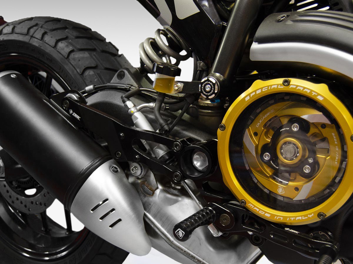 PRMSCRA02D - DBK Ducati Scrambler 800 (2023+) Single-Seat Rider Footboard Kit – Accessories in the Motoraider Motorcycle Aftermarket Accessories and Parts Online Shop