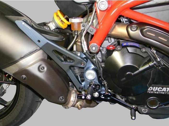PRNHM01 - DUCABIKE Ducati Hypermotard 821/939 Adjustable Rearset – Accessories in the Motoraider Motorcycle Aftermarket Accessories and Parts Online Shop