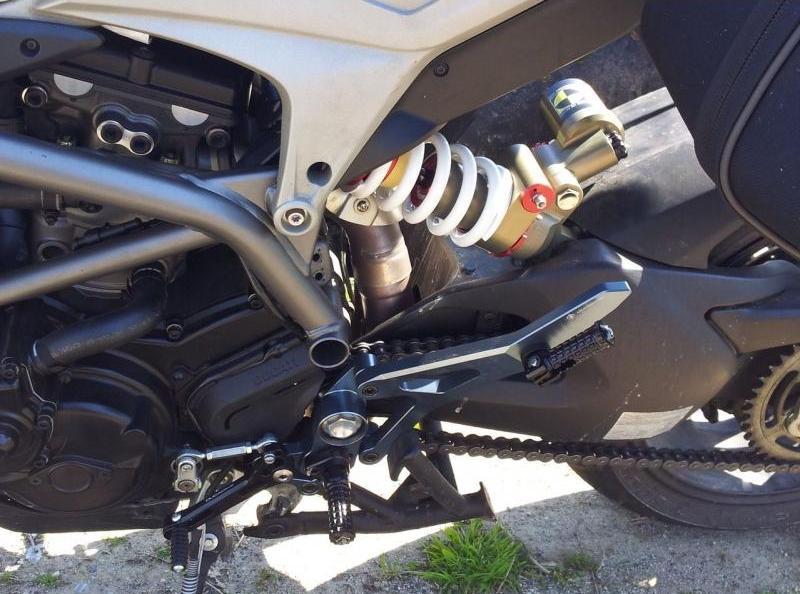 PRNHM01 - DUCABIKE Ducati Hypermotard 821/939 Adjustable Rearset – Accessories in the Motoraider Motorcycle Aftermarket Accessories and Parts Online Shop