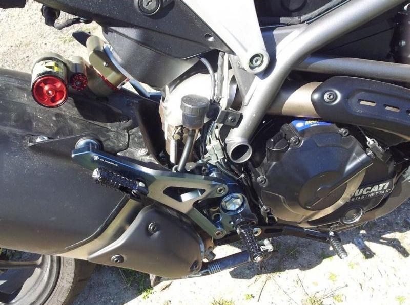PRNHM01 - DUCABIKE Ducati Hypermotard 821/939 Adjustable Rearset – Accessories in the Motoraider Motorcycle Aftermarket Accessories and Parts Online Shop