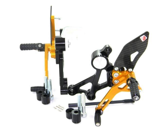 PRNM01 - DUCABIKE Ducati Monster Adjustable Pilot Rearset – Accessories in the Motoraider Motorcycle Aftermarket Accessories and Parts Online Shop