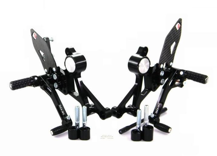 PRNM01 - DUCABIKE Ducati Monster Adjustable Pilot Rearset – Accessories in the Motoraider Motorcycle Aftermarket Accessories and Parts Online Shop