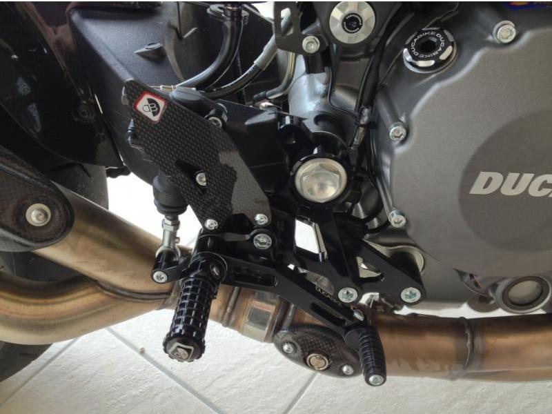 PRNM01 - DUCABIKE Ducati Monster Adjustable Pilot Rearset – Accessories in the Motoraider Motorcycle Aftermarket Accessories and Parts Online Shop