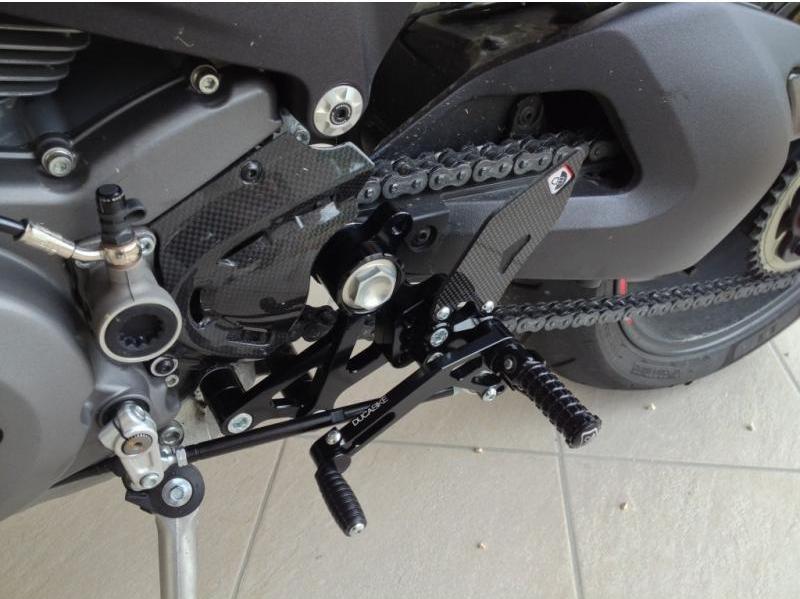 PRNM01 - DUCABIKE Ducati Monster Adjustable Pilot Rearset – Accessories in the Motoraider Motorcycle Aftermarket Accessories and Parts Online Shop