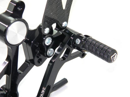 PRNM01 - DUCABIKE Ducati Monster Adjustable Pilot Rearset – Accessories in the Motoraider Motorcycle Aftermarket Accessories and Parts Online Shop