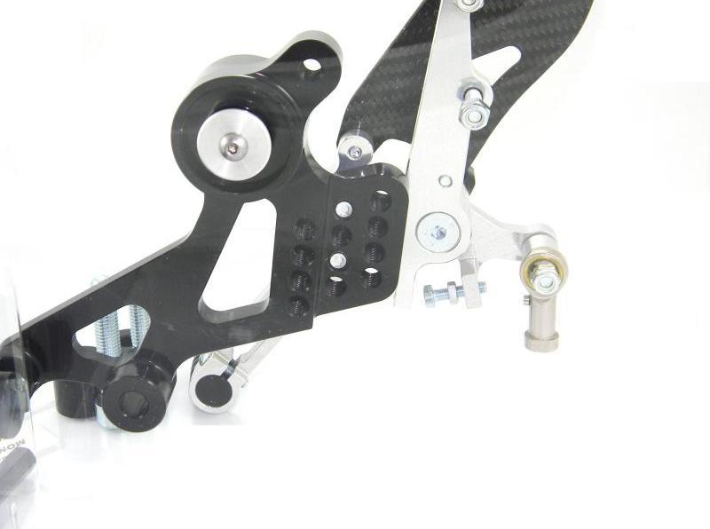 PRNM01 - DUCABIKE Ducati Monster Adjustable Pilot Rearset – Accessories in the Motoraider Motorcycle Aftermarket Accessories and Parts Online Shop
