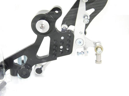 PRNM01 - DUCABIKE Ducati Monster Adjustable Pilot Rearset – Accessories in the Motoraider Motorcycle Aftermarket Accessories and Parts Online Shop