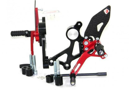 PRNM01 - DUCABIKE Ducati Monster Adjustable Pilot Rearset – Accessories in the Motoraider Motorcycle Aftermarket Accessories and Parts Online Shop
