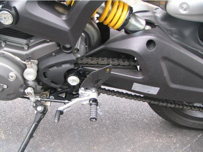 PRNM01 - DUCABIKE Ducati Monster Adjustable Pilot Rearset – Accessories in the Motoraider Motorcycle Aftermarket Accessories and Parts Online Shop