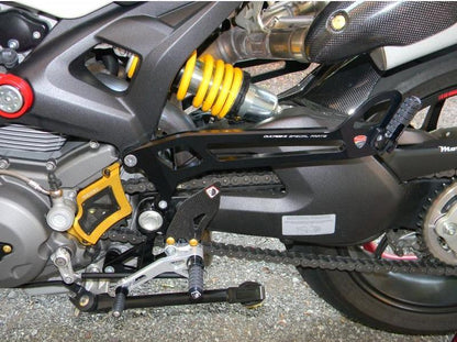 PRNM01 - DUCABIKE Ducati Monster Adjustable Pilot Rearset – Accessories in the Motoraider Motorcycle Aftermarket Accessories and Parts Online Shop