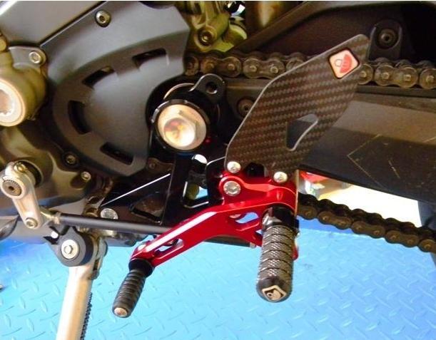 PRNM01 - DUCABIKE Ducati Monster Adjustable Pilot Rearset – Accessories in the Motoraider Motorcycle Aftermarket Accessories and Parts Online Shop