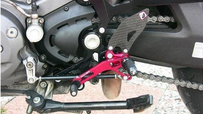 PRNM01 - DUCABIKE Ducati Monster Adjustable Pilot Rearset – Accessories in the Motoraider Motorcycle Aftermarket Accessories and Parts Online Shop