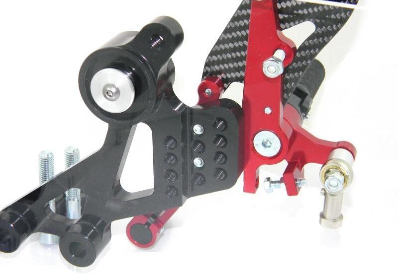 PRNM01 - DUCABIKE Ducati Monster Adjustable Pilot Rearset – Accessories in the Motoraider Motorcycle Aftermarket Accessories and Parts Online Shop