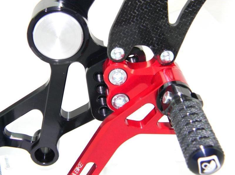 PRNM01 - DUCABIKE Ducati Monster Adjustable Pilot Rearset – Accessories in the Motoraider Motorcycle Aftermarket Accessories and Parts Online Shop