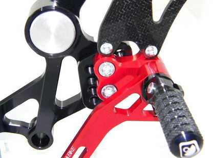 PRNM01 - DUCABIKE Ducati Monster Adjustable Pilot Rearset – Accessories in the Motoraider Motorcycle Aftermarket Accessories and Parts Online Shop