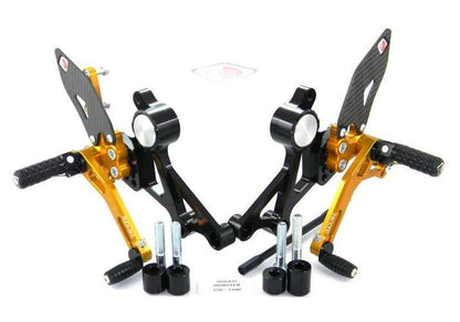 PRNM01 - DUCABIKE Ducati Monster Adjustable Pilot Rearset – Accessories in the Motoraider Motorcycle Aftermarket Accessories and Parts Online Shop