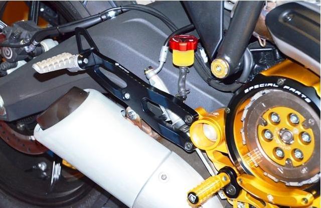PRPSCRA01 - DUCABIKE Ducati Scrambler Passenger Rearset kit – Accessories in the Motoraider Motorcycle Aftermarket Accessories and Parts Online Shop