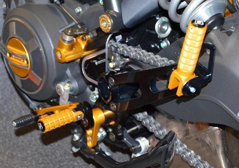 PRPSCRA01 - DUCABIKE Ducati Scrambler Passenger Rearset kit – Accessories in the Motoraider Motorcycle Aftermarket Accessories and Parts Online Shop