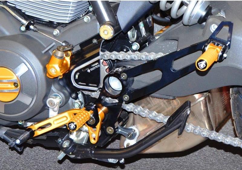 PRPSCRA01 - DUCABIKE Ducati Scrambler Passenger Rearset kit – Accessories in the Motoraider Motorcycle Aftermarket Accessories and Parts Online Shop