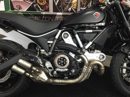 PRPSCRA01 - DUCABIKE Ducati Scrambler Passenger Rearset kit – Accessories in the Motoraider Motorcycle Aftermarket Accessories and Parts Online Shop