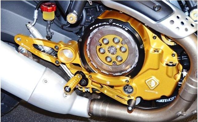 PRSCRA01 - DUCABIKE Ducati Monster 797 / Scrambler Rearset – Accessories in the Motoraider Motorcycle Aftermarket Accessories and Parts Online Shop