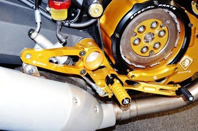 PRSCRA01 - DUCABIKE Ducati Monster 797 / Scrambler Rearset – Accessories in the Motoraider Motorcycle Aftermarket Accessories and Parts Online Shop