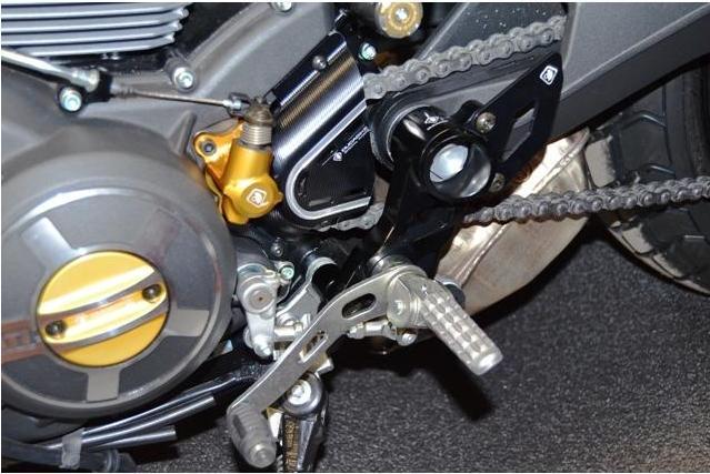 PRSCRA01 - DUCABIKE Ducati Monster 797 / Scrambler Rearset – Accessories in the Motoraider Motorcycle Aftermarket Accessories and Parts Online Shop