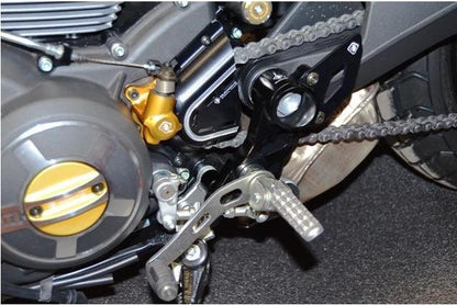 PRSCRA01 - DUCABIKE Ducati Monster 797 / Scrambler Rearset – Accessories in the Motoraider Motorcycle Aftermarket Accessories and Parts Online Shop
