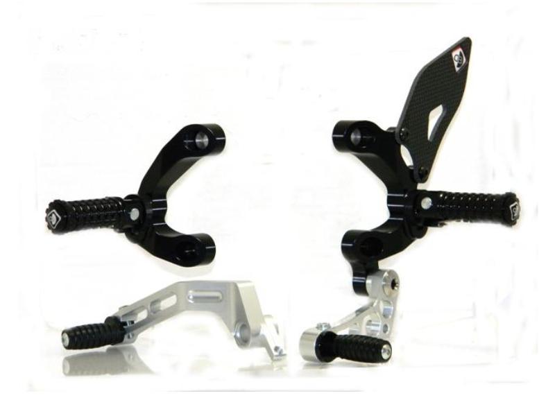PRSF02 - DUCABIKE Ducati Streetfighter 1098/848 Adjustable Rearset – Accessories in the Motoraider Motorcycle Aftermarket Accessories and Parts Online Shop