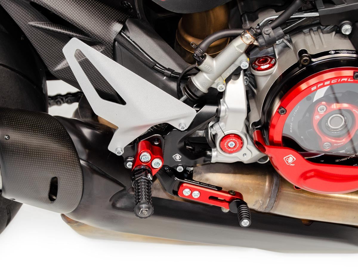PRSFV201 - DUCABIKE Ducati Streetfighter V2 (2022+) Adjustable Rearset – Accessories in the Motoraider Motorcycle Aftermarket Accessories and Parts Online Shop