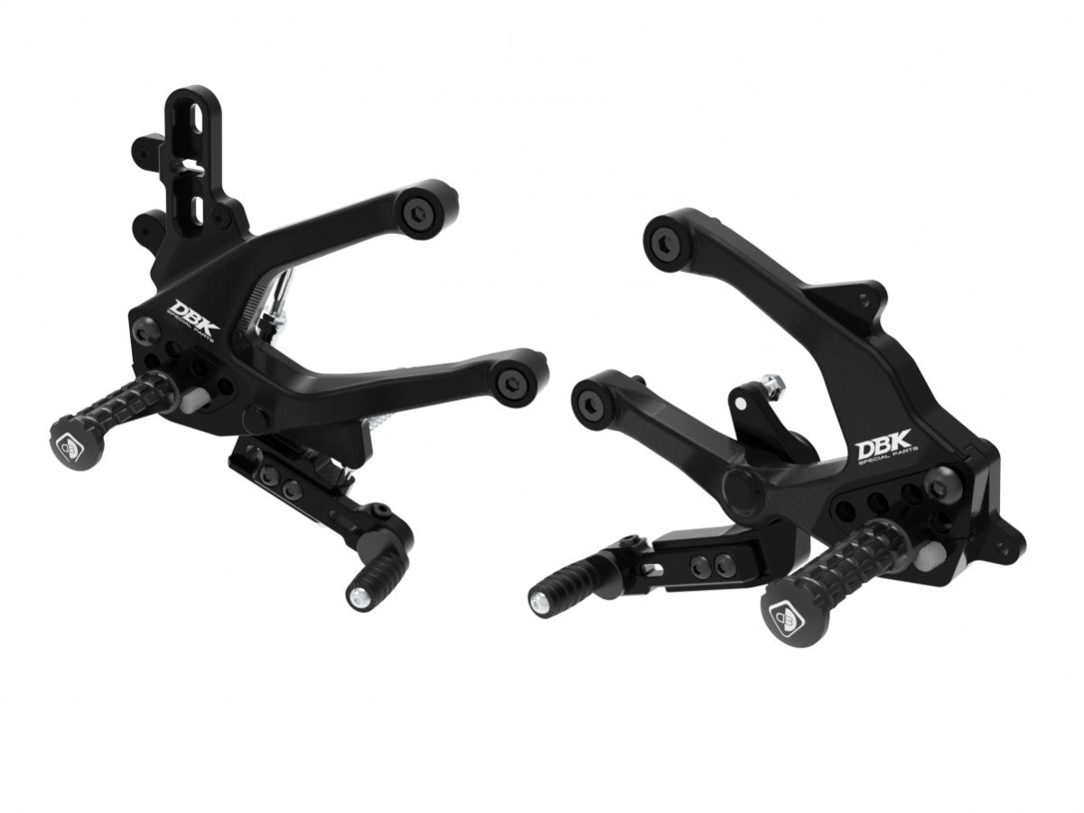 DBK DUCABIKE PRSFV402 Ducati Streetfighter V4 / V4S (2025+) Adjustable Rearset – Accessories in the Motoraider Motorcycle Aftermarket Accessories and Parts Online Shop