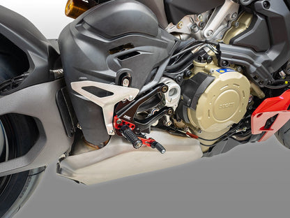 DBK DUCABIKE PRSFV402 Ducati Streetfighter V4 / V4S (2025+) Adjustable Rearset – Accessories in the Motoraider Motorcycle Aftermarket Accessories and Parts Online Shop