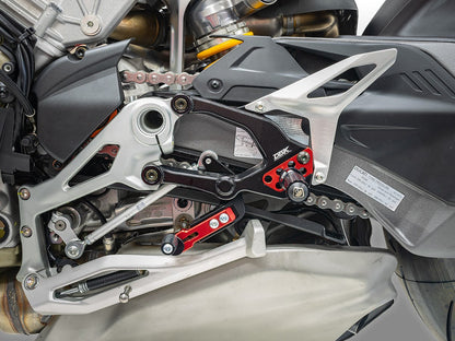 DBK DUCABIKE PRSFV402 Ducati Streetfighter V4 / V4S (2025+) Adjustable Rearset – Accessories in the Motoraider Motorcycle Aftermarket Accessories and Parts Online Shop