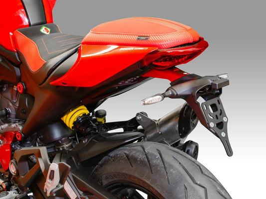 PRT15 - DUCABIKE Ducati Monster 950 (2021+) Adjustable License Plate Holder – Accessories in the Motoraider Motorcycle Aftermarket Accessories and Parts Online Shop