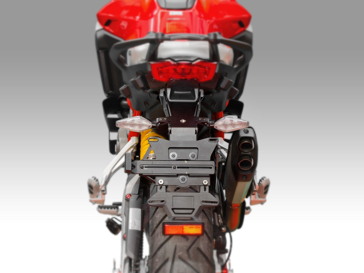 PRT16 - DUCABIKE Ducati Multistrada V4 (2021+) Adjustable License Plate Holder "Evo" – Accessories in the Motoraider Motorcycle Aftermarket Accessories and Parts Online Shop
